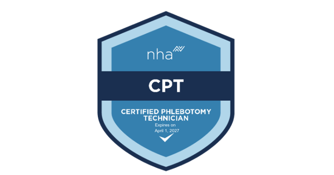 Certified Phlebotomy Technician (CPT) – NHA
