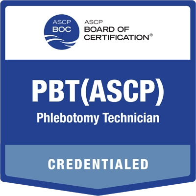 Phlebotomy Technician (PBT) – ASCP